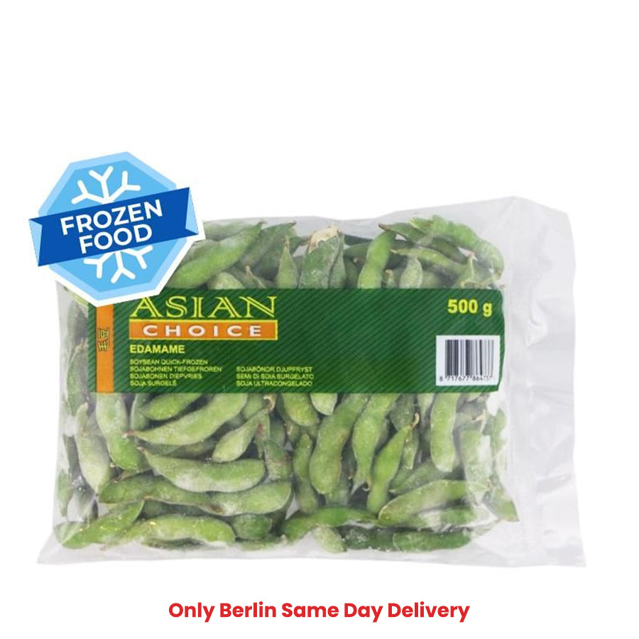 Frozen Asian Choice Edamame 500gm - Only Berlin Same Day Delivery - Spice Village