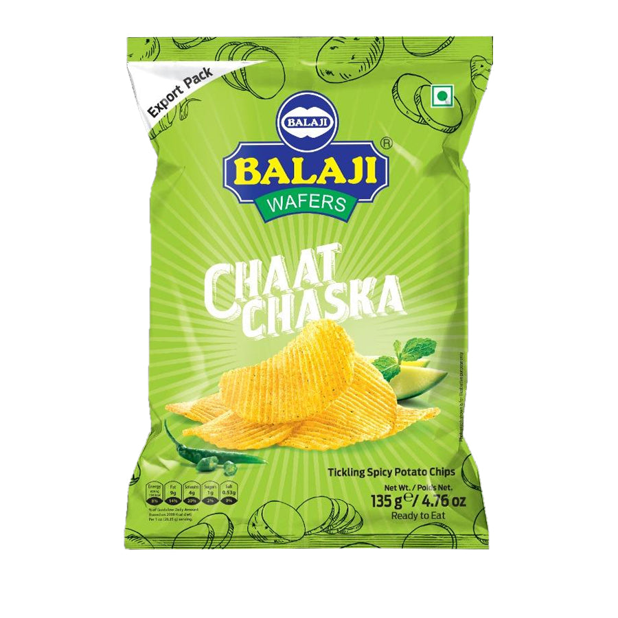 Balaji Chaat Chaska Potato Chips 135gm - Spice Village