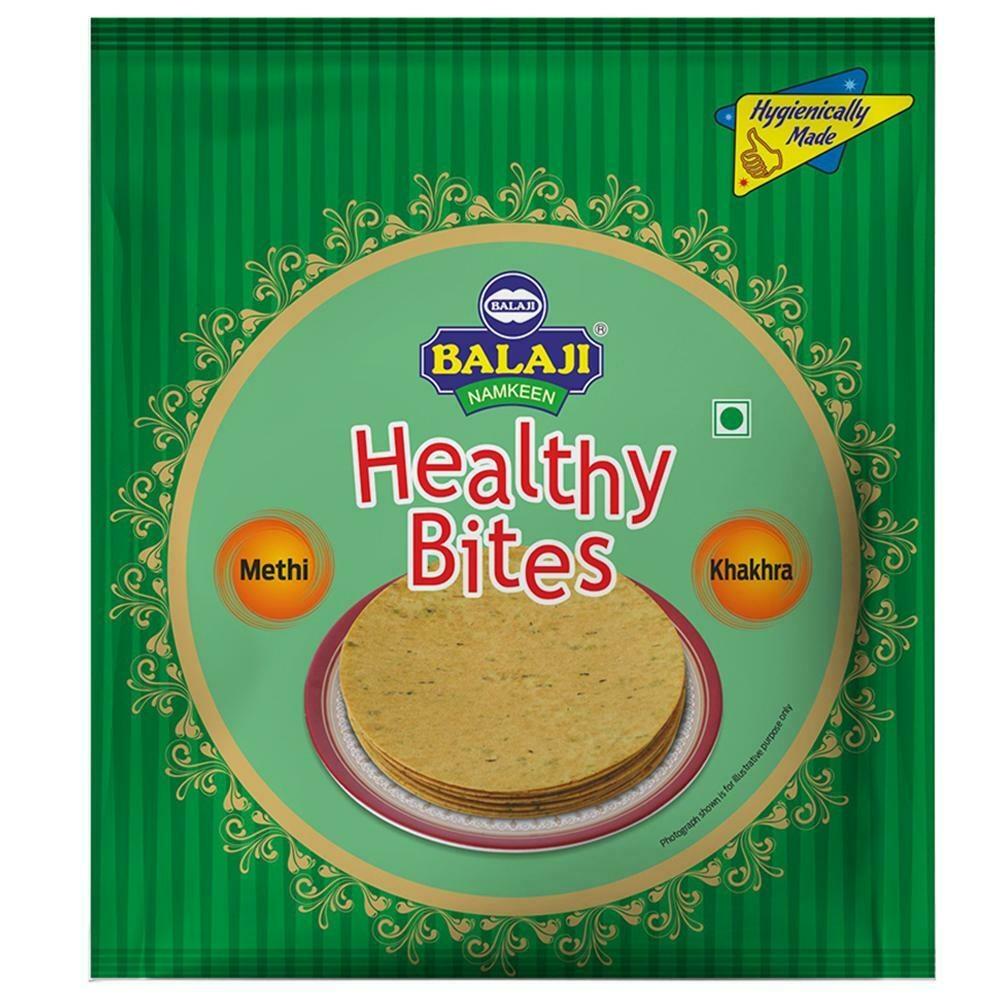 Balaji Healthy Bites - Methi Khakhra - 200gm - Spice Village