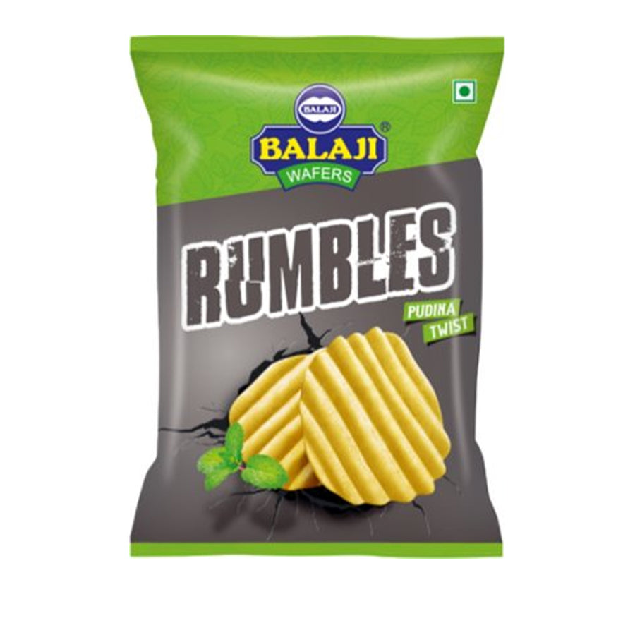 Balaji Rumbles Pudina Twist Potato Chips 135gm - Spice Village