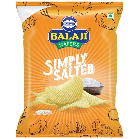Balaji Simply Salted Potato Chips 150gm - Spice Village