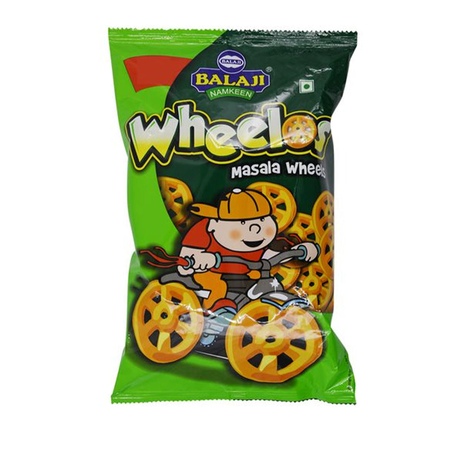 Balaji Wheelos - Masala Wheels 65gm - Spice Village