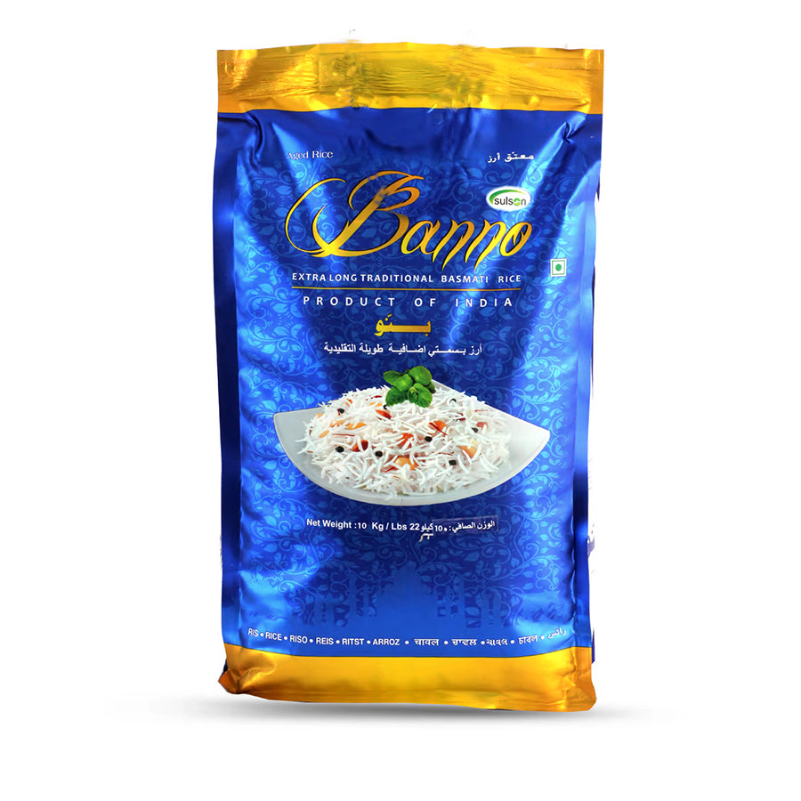 Banno Blue Extra Long Basmati Rice 10kg