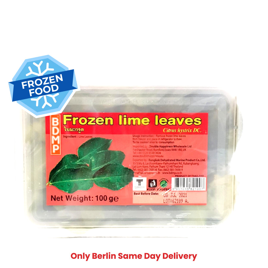 Frozen BDMP Lime Leaves 100gm - Only Berlin Same Day Delivery - Spice Village
