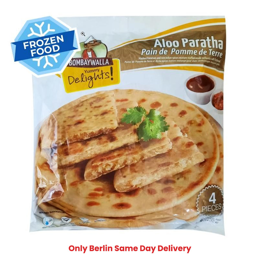Frozen Bombaywalla Aloo Paratha 400gm - Only Berlin Same Day Delivery - Spice Village