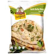 Frozen Bombaywalla Garlic Butter Naan (4 pcs) 320gm - Only Berlin Same Day Delivery - Spice Village