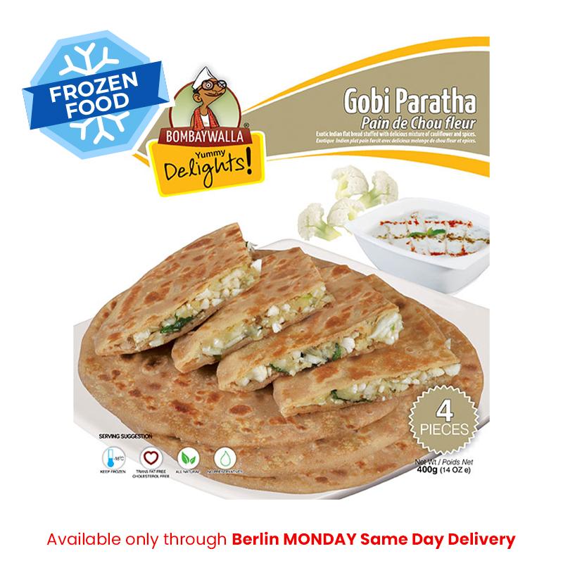 Frozen Bombaywalla Gobi Paratha 400gm - Only Berlin Same Day Delivery - Spice Village