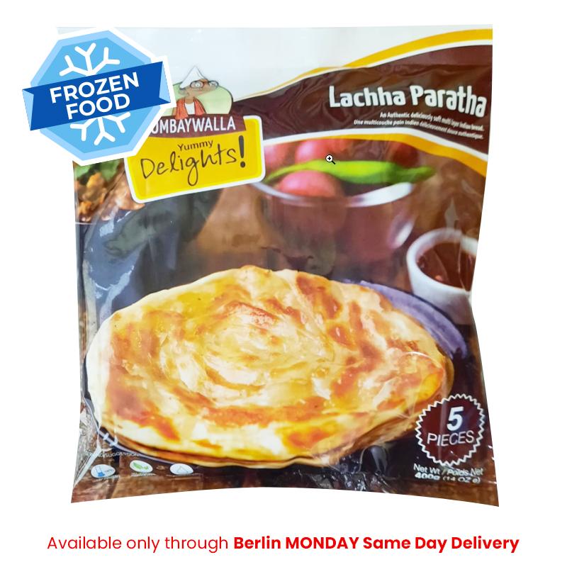Frozen Bombaywalla Lacha Paratha 400gm  - Only Berlin Same Day Delivery - Spice Village