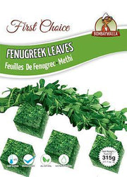 Frozen Bombaywalla Methi (Fenugreek) Leaves 315gm - Only Berlin Same Day Delivery - Spice Village