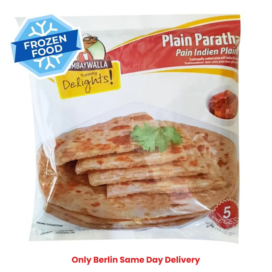 Frozen Bombaywalla Plain Paratha 400gm - Only Berlin Same Day Delivery - Spice Village