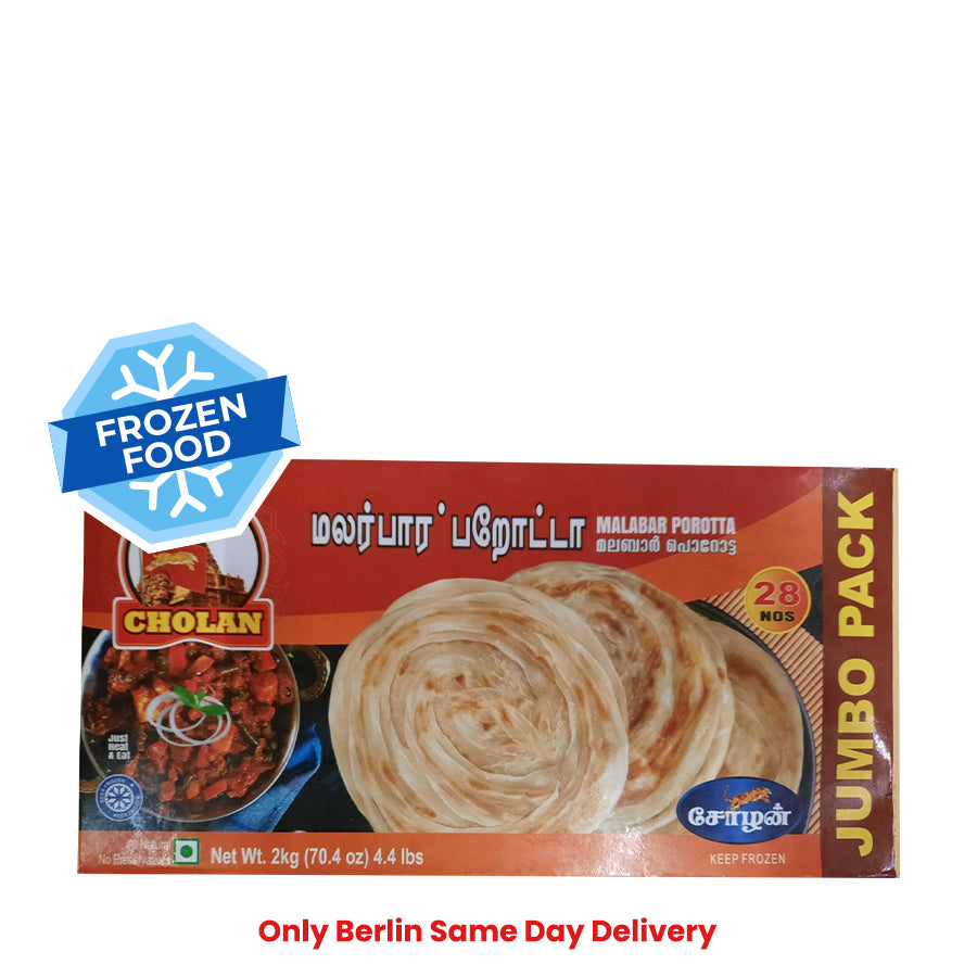 Frozen Cholan Malabar Paratha 2kg - Only Berlin Same Day Delivery
