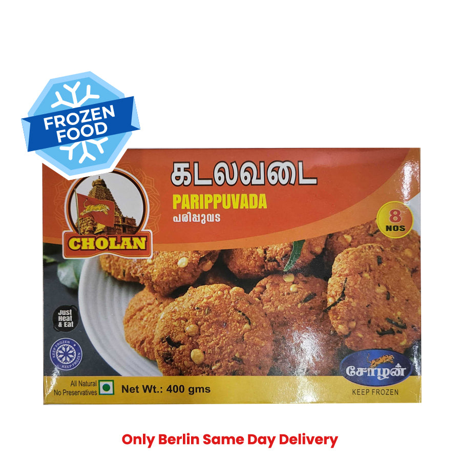 Frozen Cholan Parippuvada 400gm - Only Berlin Same Day Delivery - Spice Village