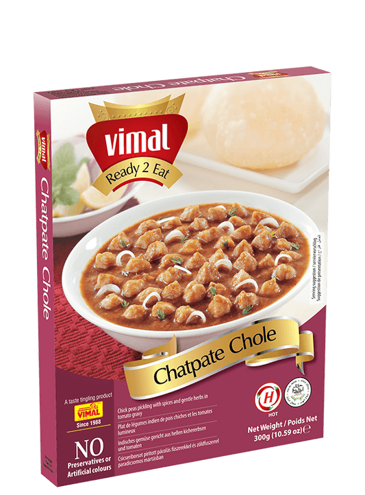 Vimal Chatpata Chole Ready To Eat  300gm (Exp: 30.10.2022) - Buy 1 Get 1 Free