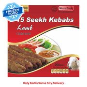 Frozen Crown Lamb Seekh Kebab (15 Pieces) Charcoal 900gm - Only Berlin Same Day Delivery - Spice Village