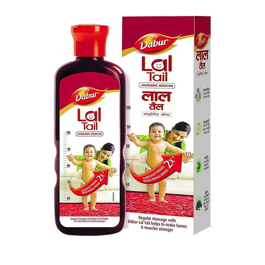 Dabur Lal Tail Massage Oil 200ml - Spice Village