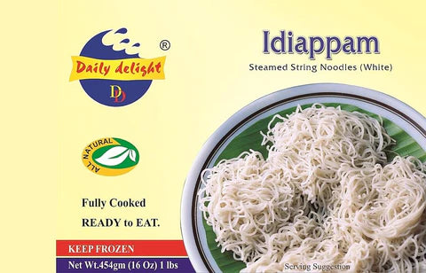 Frozen Daily Delight Idiappam White 454gm -Only Berlin Same Day Delivery - Spice Village