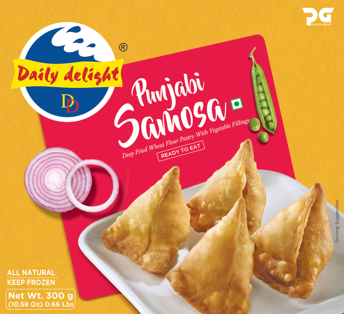 Frozen Daily Delight Punjabi Samosa 300gm - Only Berlin Same Day Delivery - Spice Village
