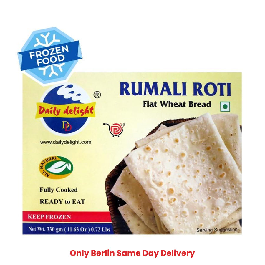 Frozen Daily Delight Rumali Roti 330gm - Only Berlin Same Day Delivery - Spice Village