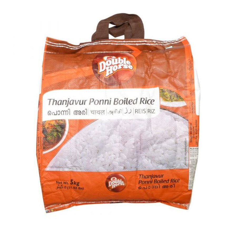 Double Horse Ponni Boiled Rice 5kg - Spice Village