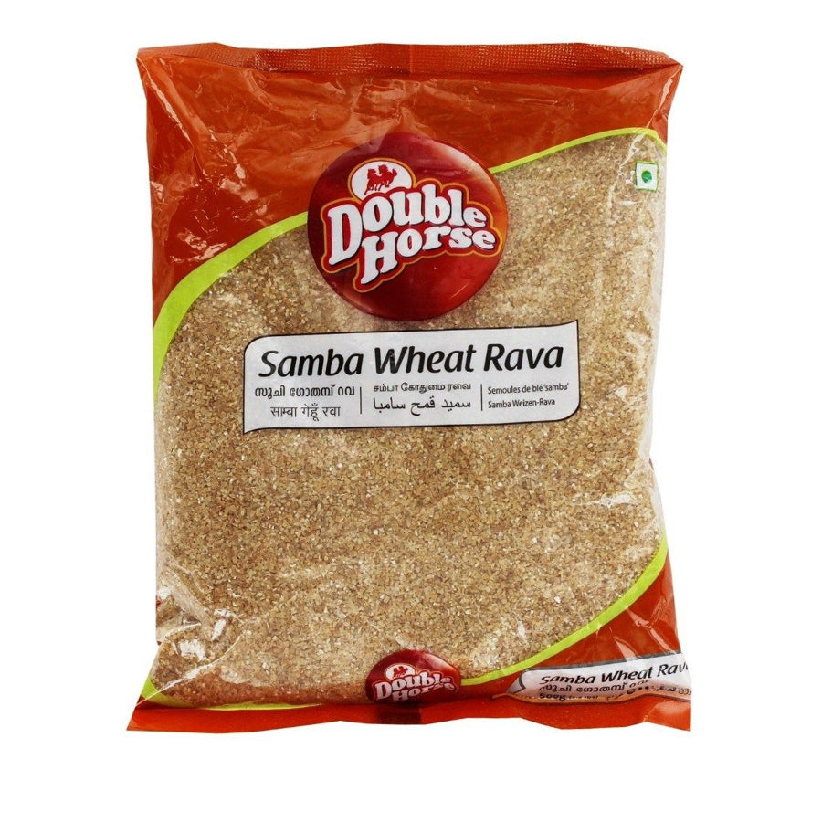 Double Horse Samba Wheat Rava 1kg - Spice Village