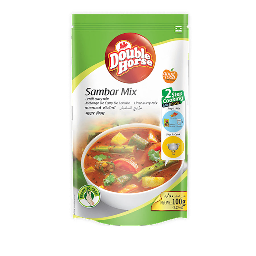 Double Horse Sambar Mix 100gm - Spice Village