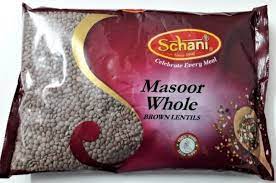 Schani Brown Lentils (Whole Masoor) 500gm