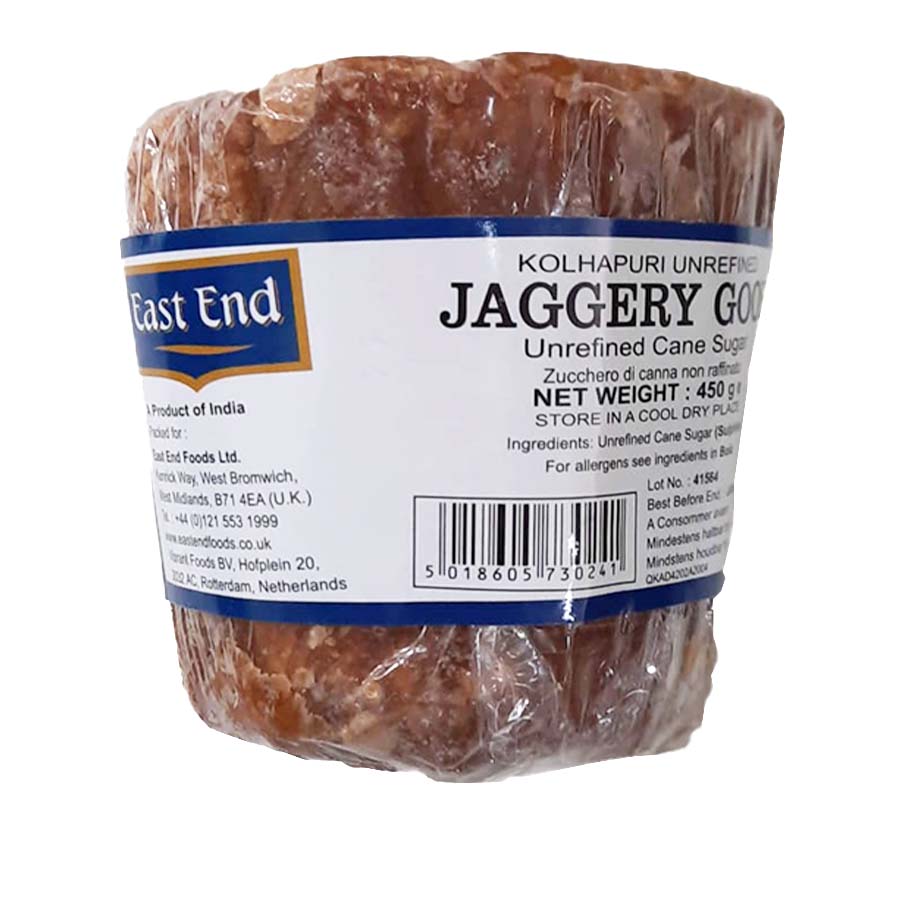 East End Jaggery Goor (unrefined Kolhapuri) 450gm