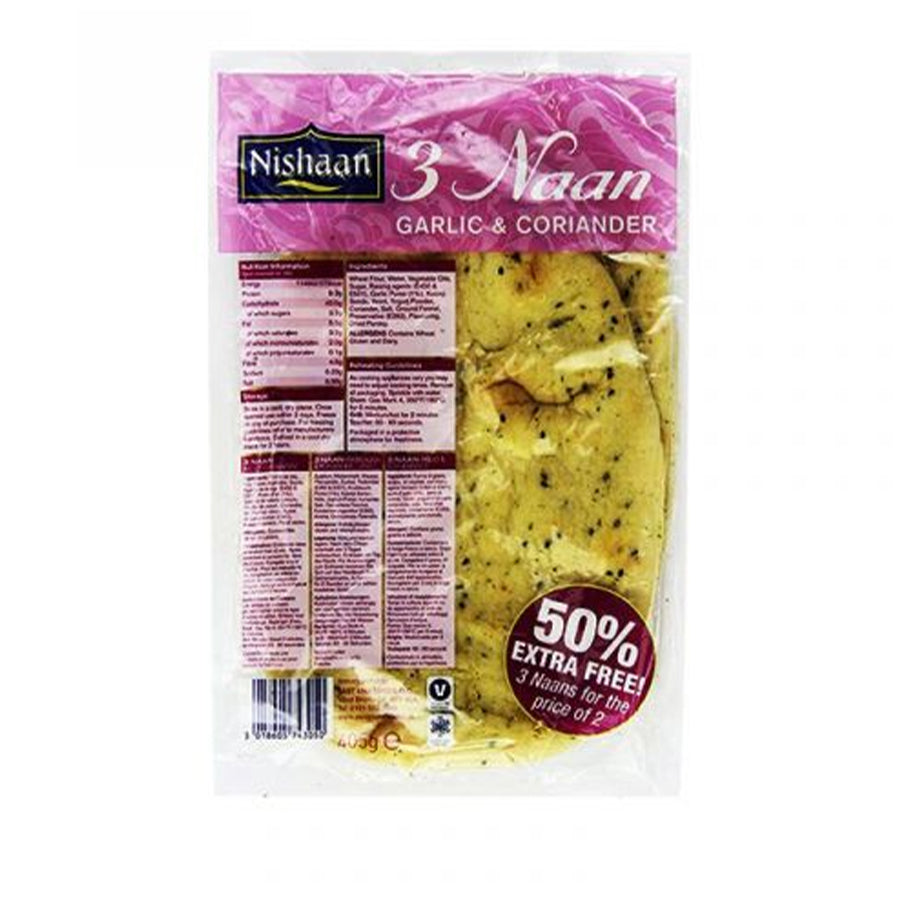 East End Garlic and Coriander Naan (2 pieces) 260gm