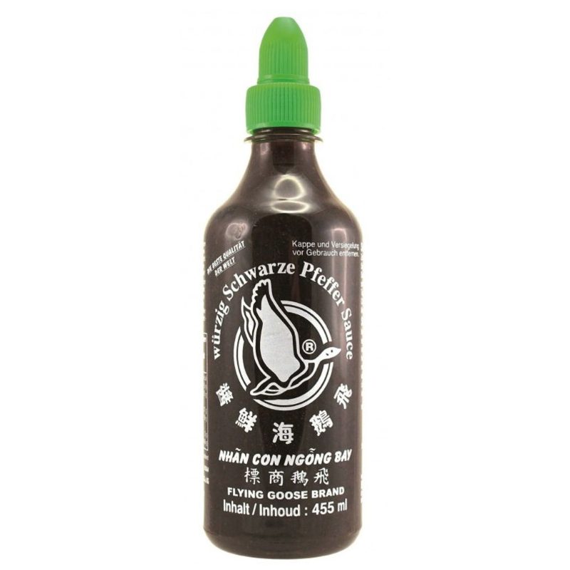 Flying Goose Spicy Black Pepper  Sauce 455ml - Spice Village