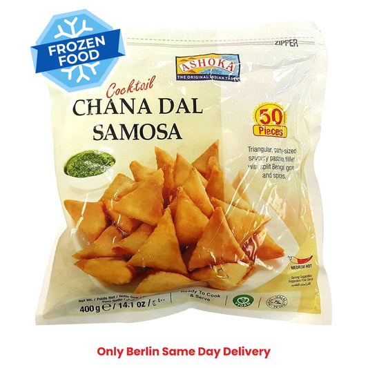 Frozen Ashoka Chana Dal Cocktail Samosa 400gm - Only Berlin Same Day Delivery