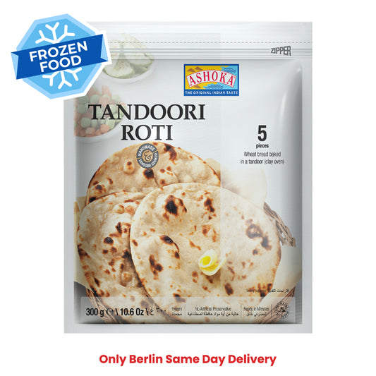 Frozen Ashoka Tandoori Roti (5 pieces) 300gm - Only Berlin Same Day Delivery