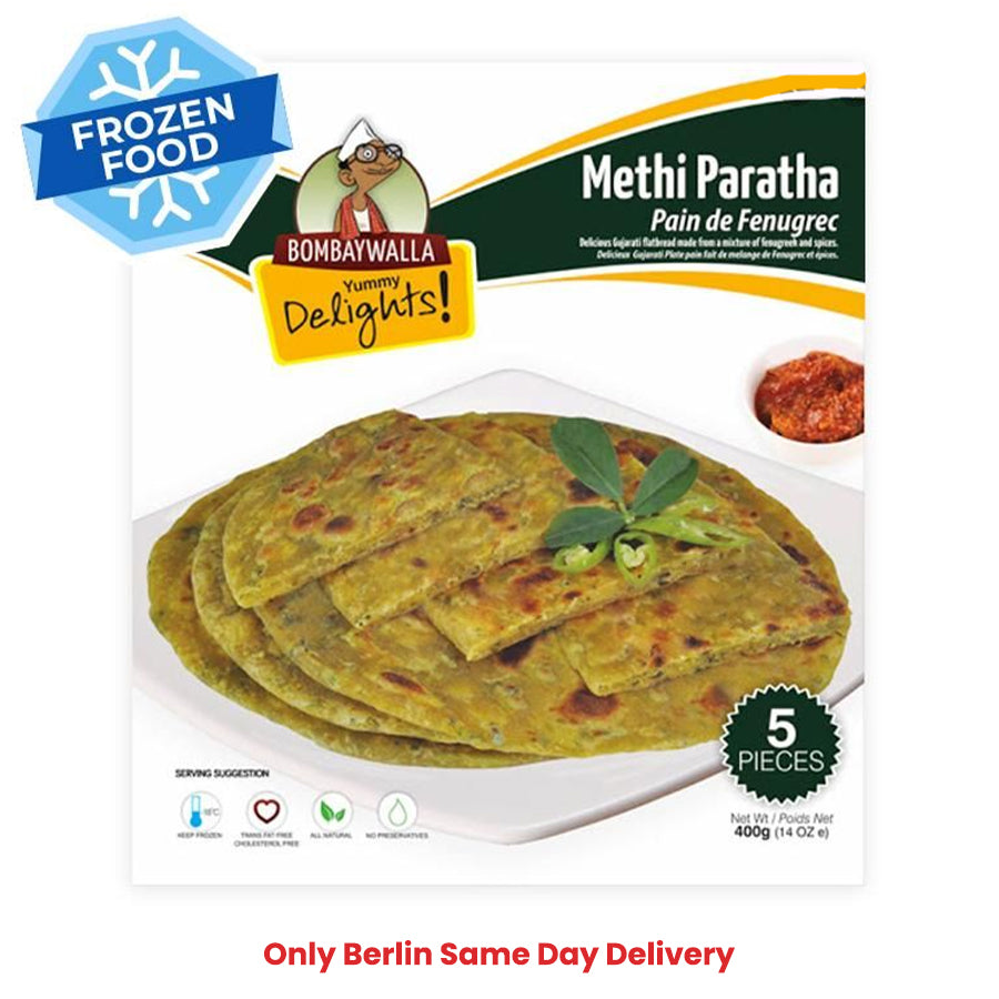 Frozen Bombaywalla Methi Paratha 400gm - Only Berlin Same Day Delivery