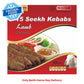 Frozen Crown Lamb Seekh Kebab (15 Pieces) Charcoal 900gm - Only Berlin Same Day Delivery