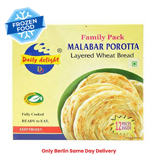 Frozen Daily Delight Malabar Porotta (Family Pack) 750gm -Only Berlin Same Day Delivery