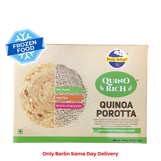 Frozen Daily Delight Quinoa Parotta 454gm - Only Berlin Same Day Delivery