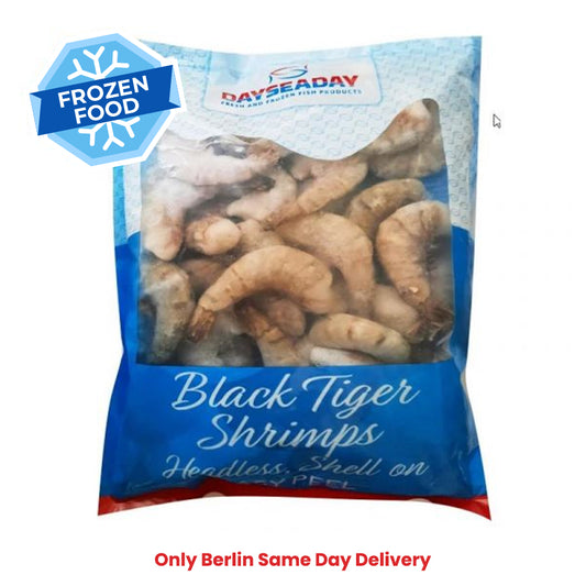 Frozen Prawns (Shrimp) Head Less Shell On 16/20 (700 - 800gm) - Only Berlin Same Day Delivery