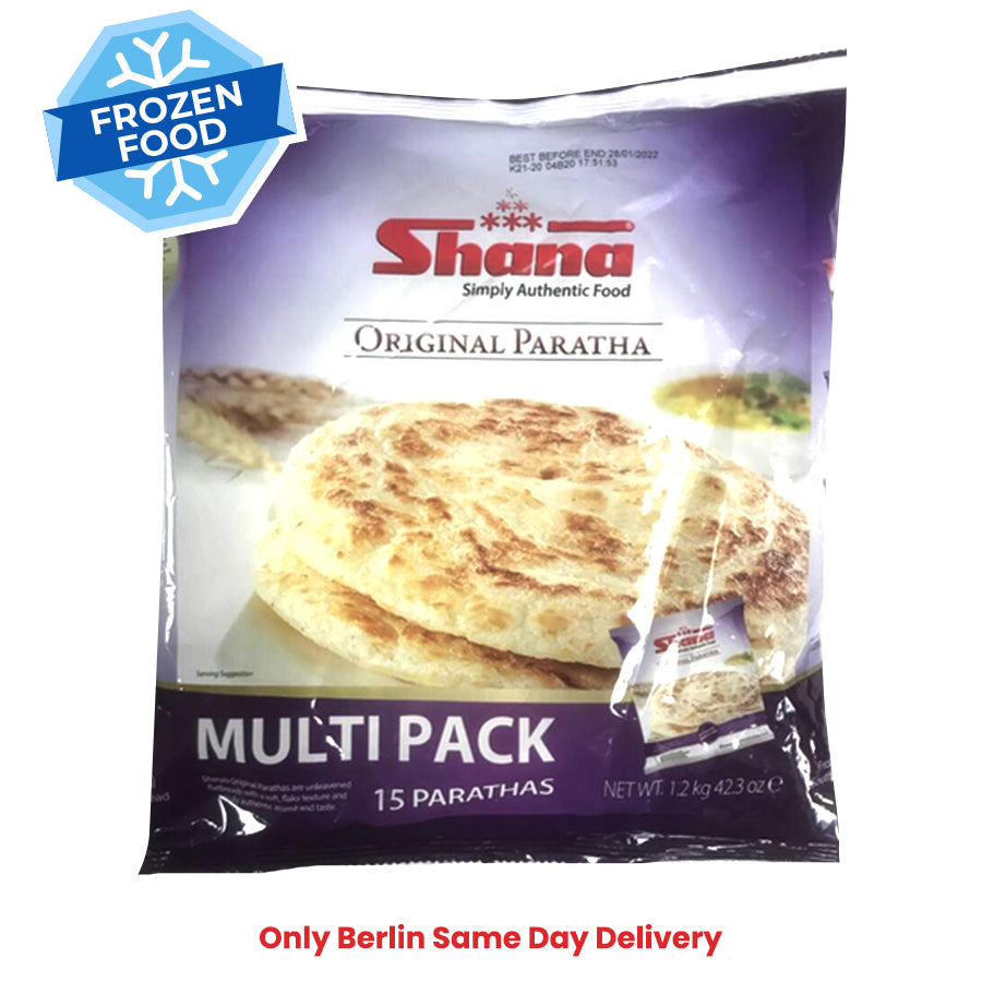 Frozen Shana Original Paratha Family Pack 1.6kgs - Only Berlin Same Day Delivery