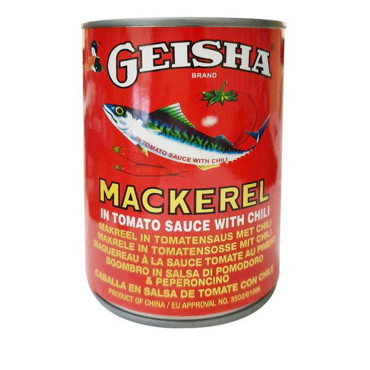 Geisha Markerel in Tomato Sauce with Chilli 425gm