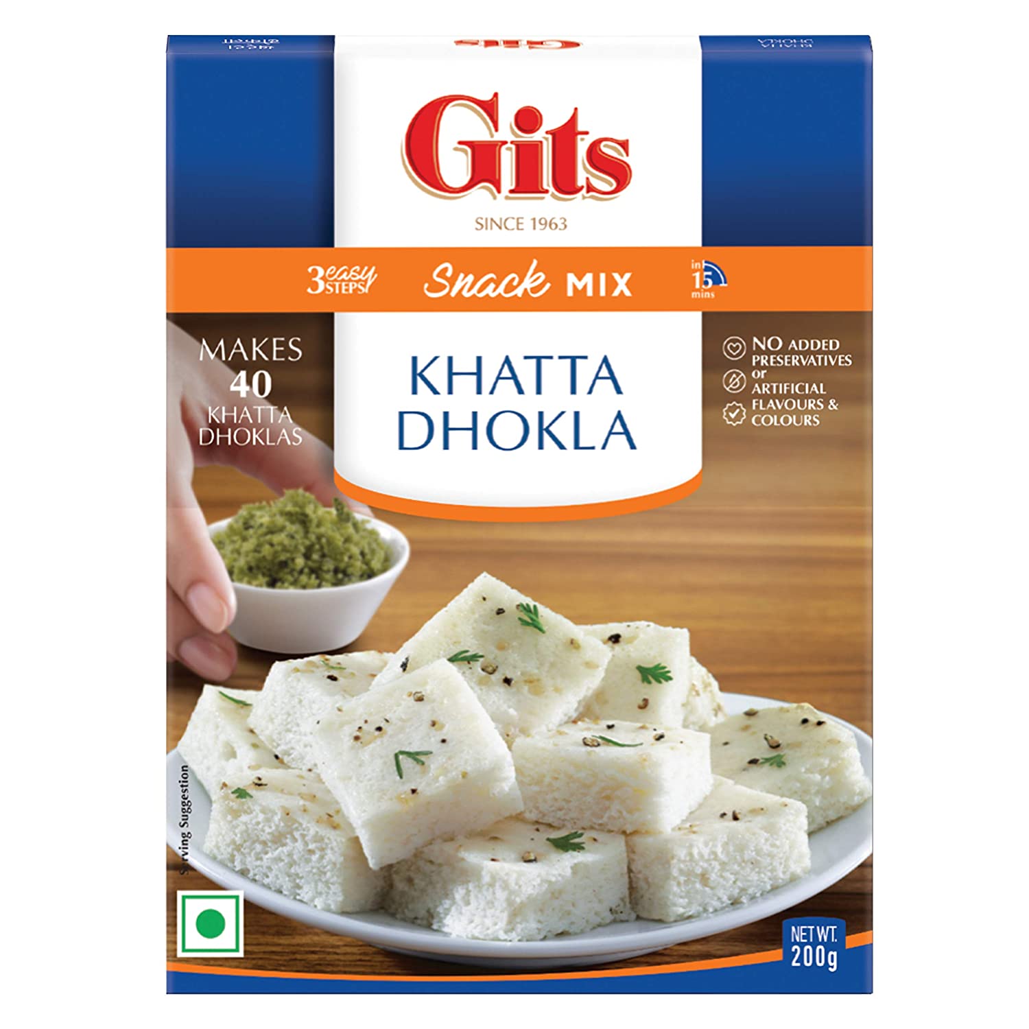 Gits Khatta Dhokla Mix 200gm - Spice Village