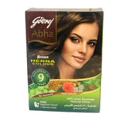 Godrej Abha Burgundy Henna Color (6 x 10gm) - Spice Village