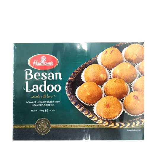 Haldiram's Besan Ladoo 400gm - Spice Village