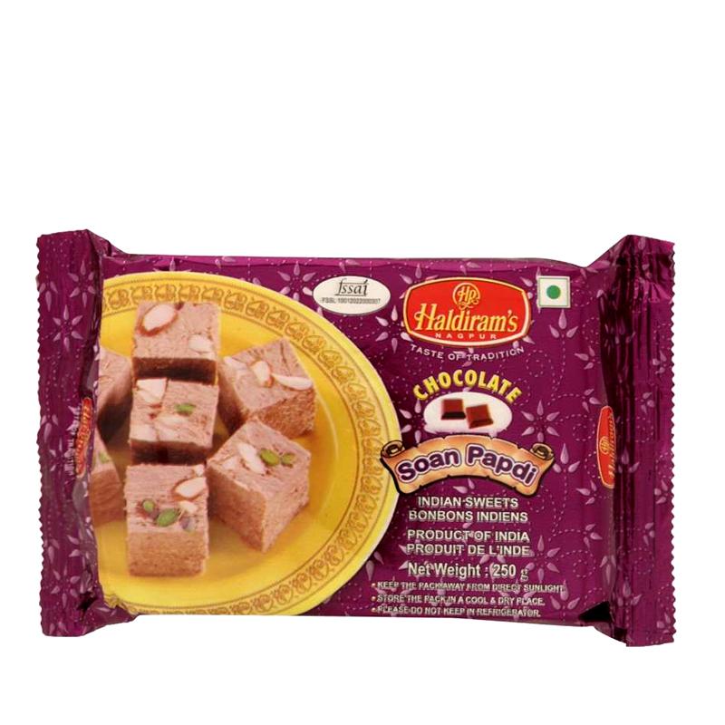 Haldiram's Chocolate Soan Papdi 250gm - Spice Village