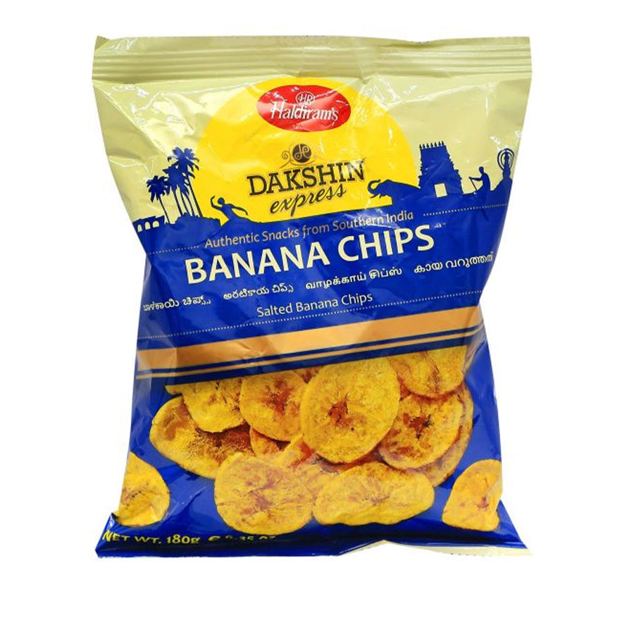 Haldiram's Dakshin Kerala Banana Chips 180gm - Spice Village
