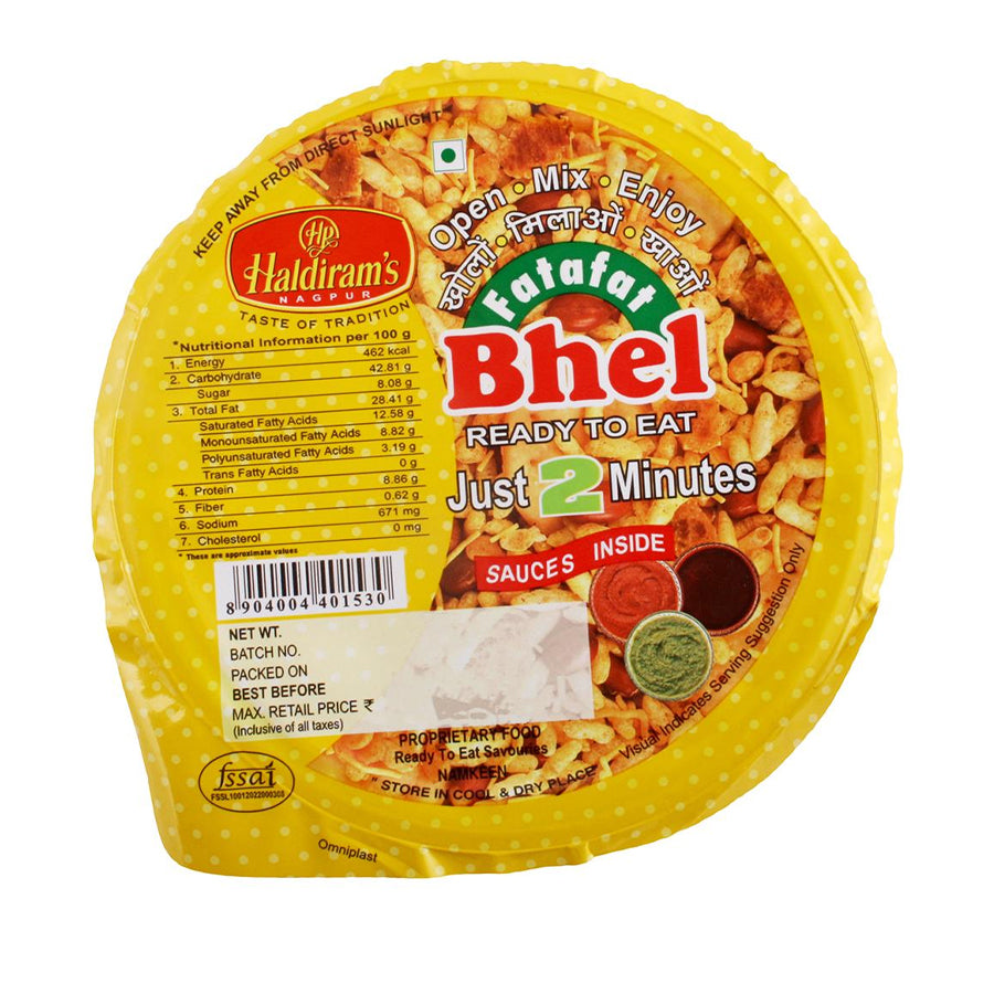 Haldiram's Fatafat Bhel 70gm - Spice Village