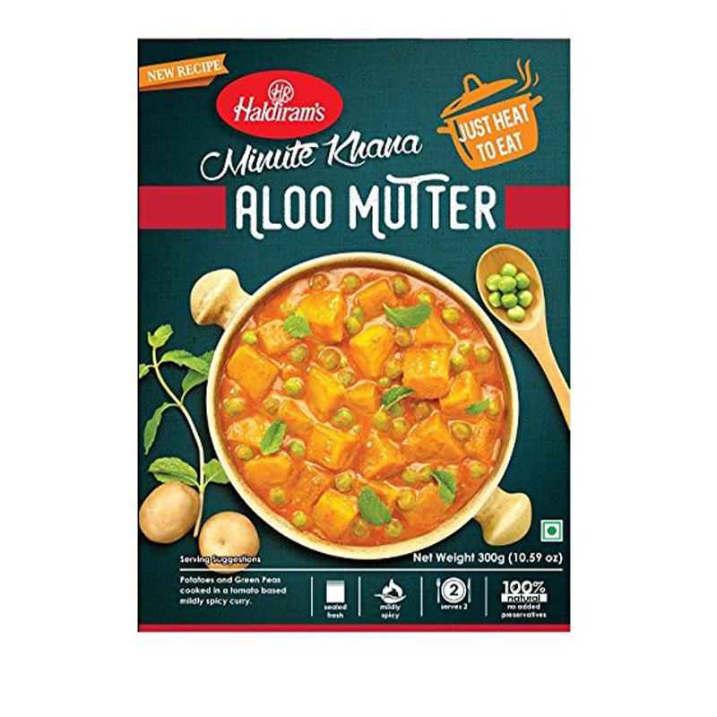 Haldiram's Khana Aloo Mutter 300gm - Spice Village