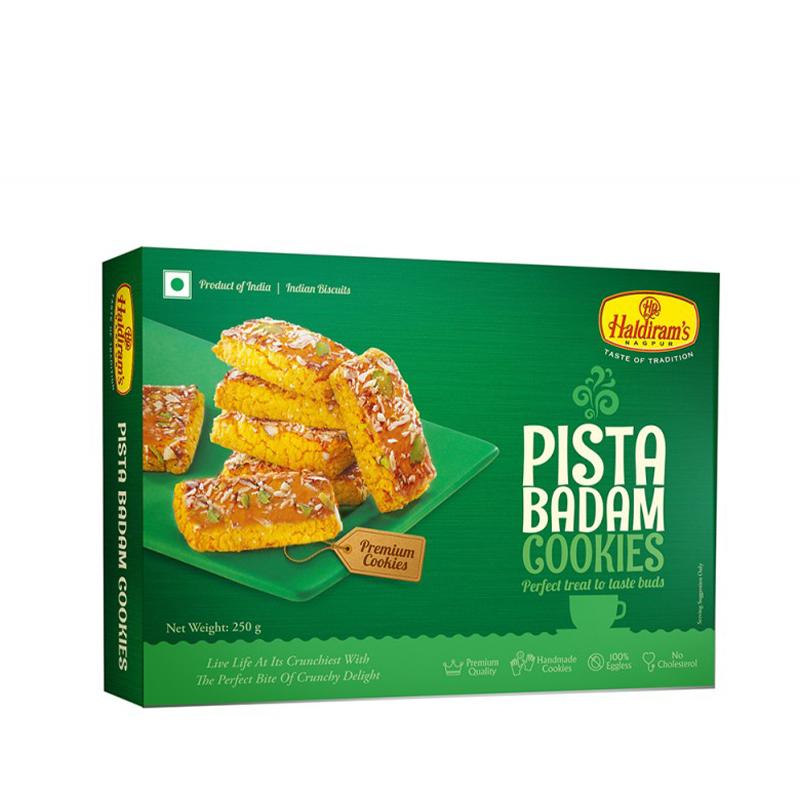 Haldiram's Pista Badam Biscuits  250gm - Spice Village
