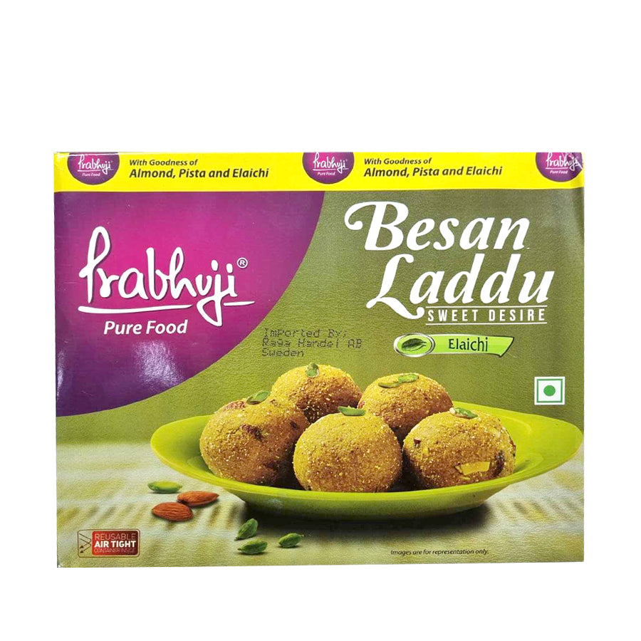 Haldiram's Prabhuji Besan Laddu - Elaichi 336gm - Spice Village