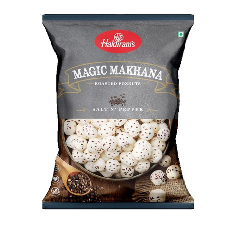 Haldiram's Roasted Foxnut Salt & Pepper 30gm - Spice Village