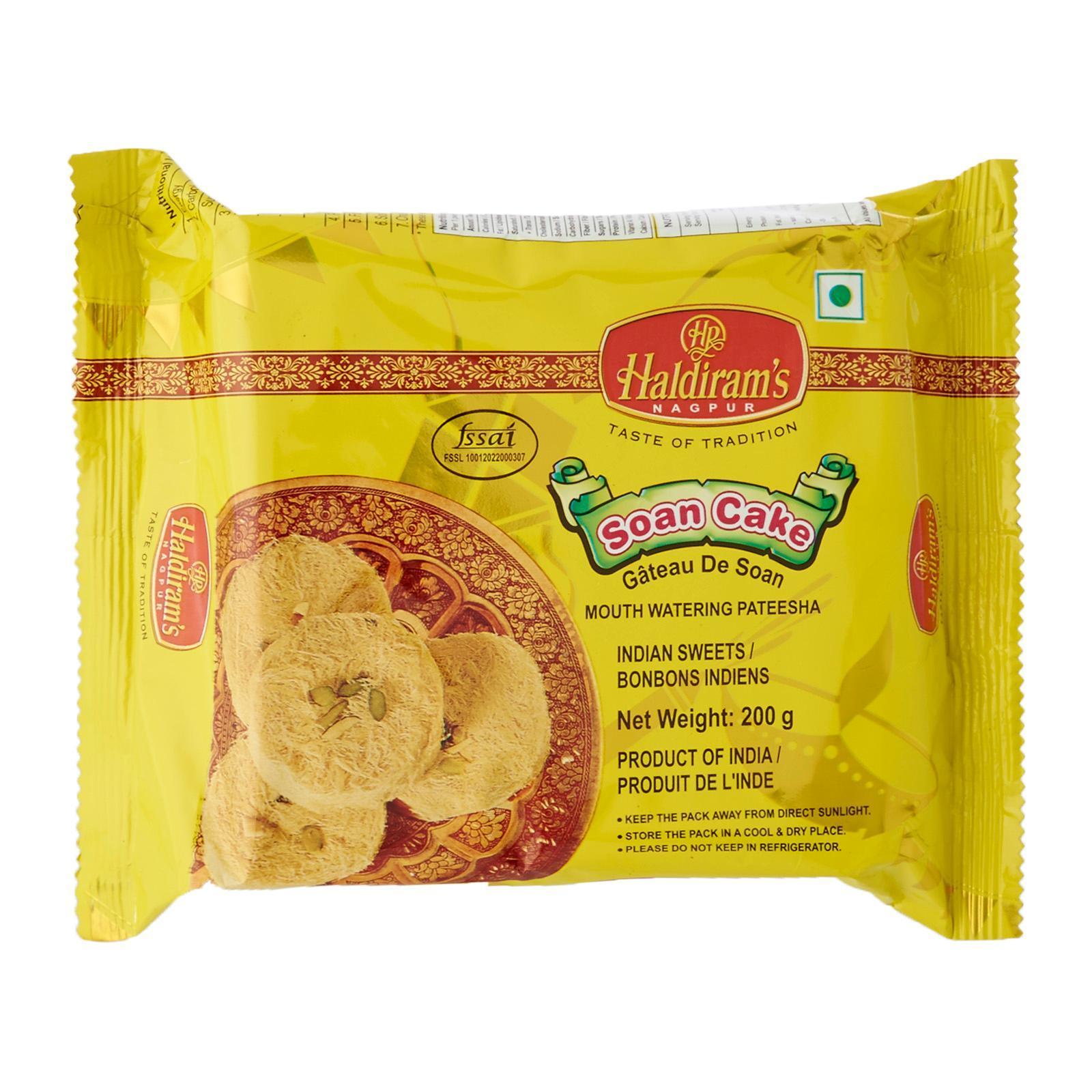 Haldiram's Soan Cake 200gm - Spice Village