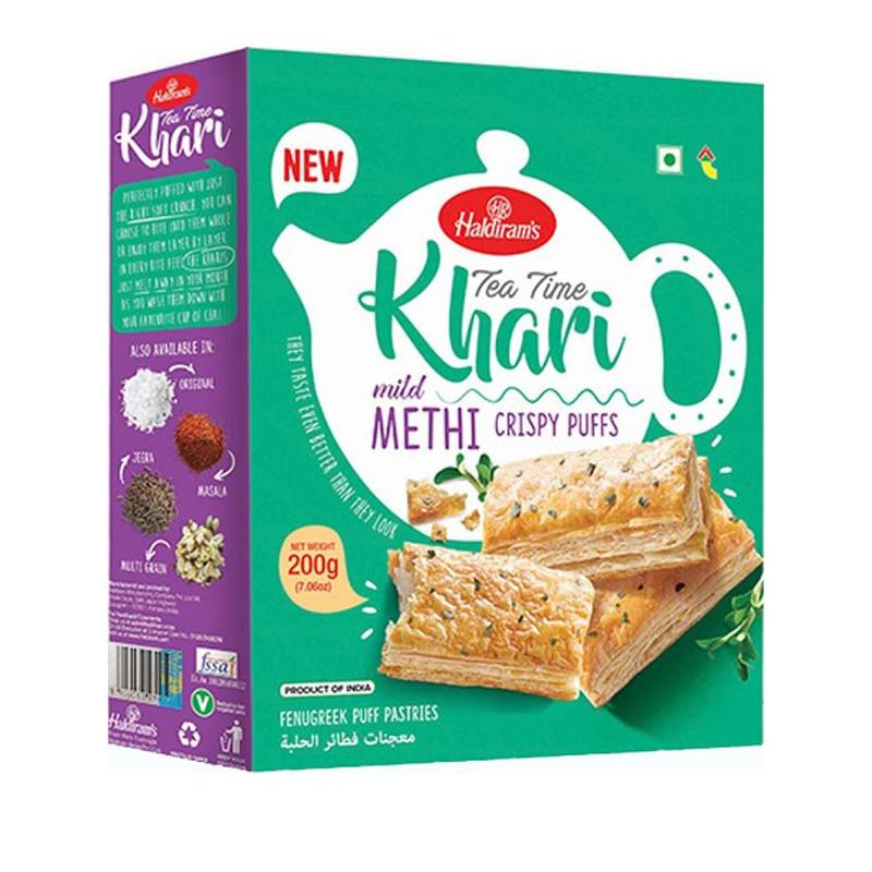 Haldiram's Tea Time Khari Methi 200gm - Spice Village